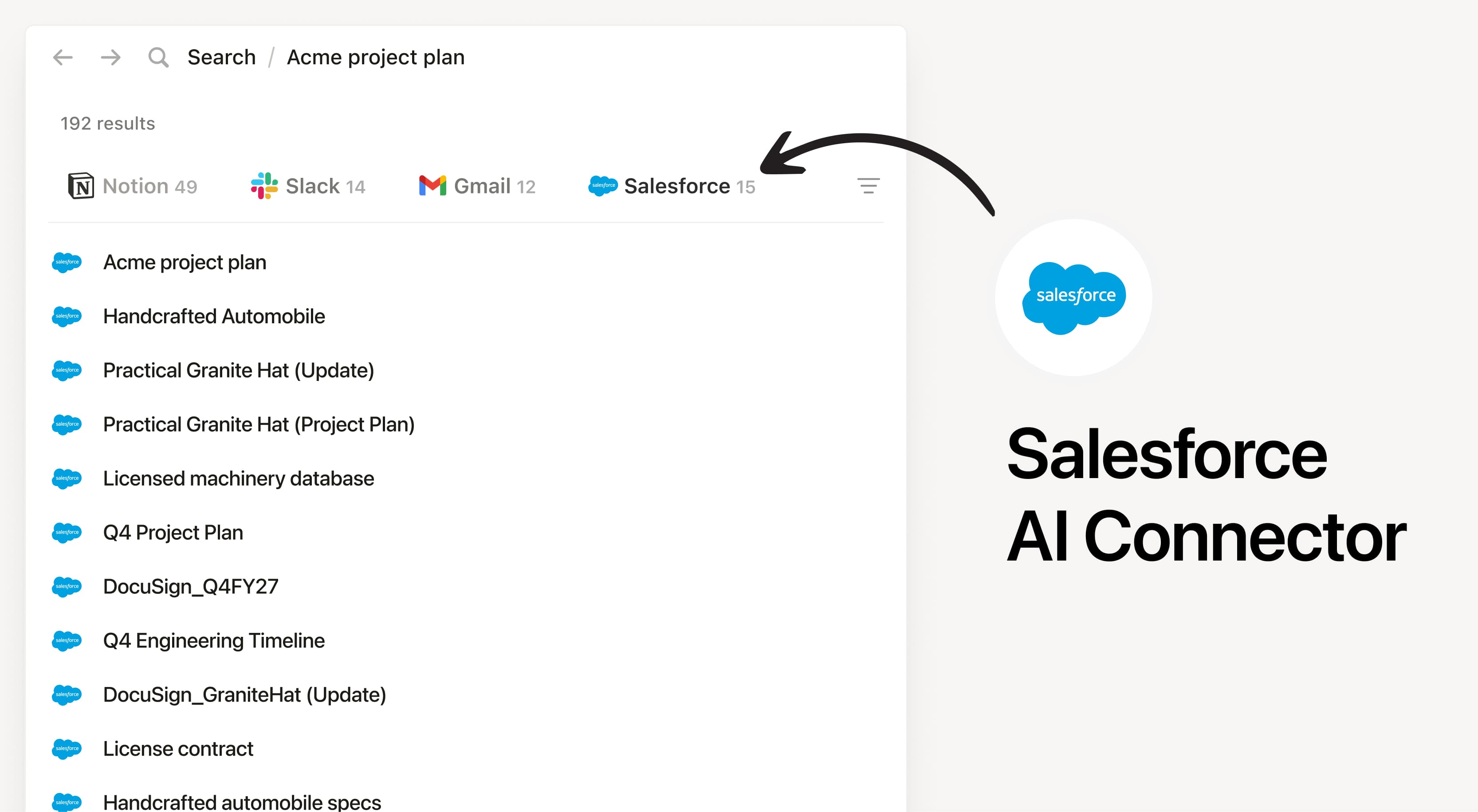 أداة ربط الذكاء الاصطناعي لـ Salesforce