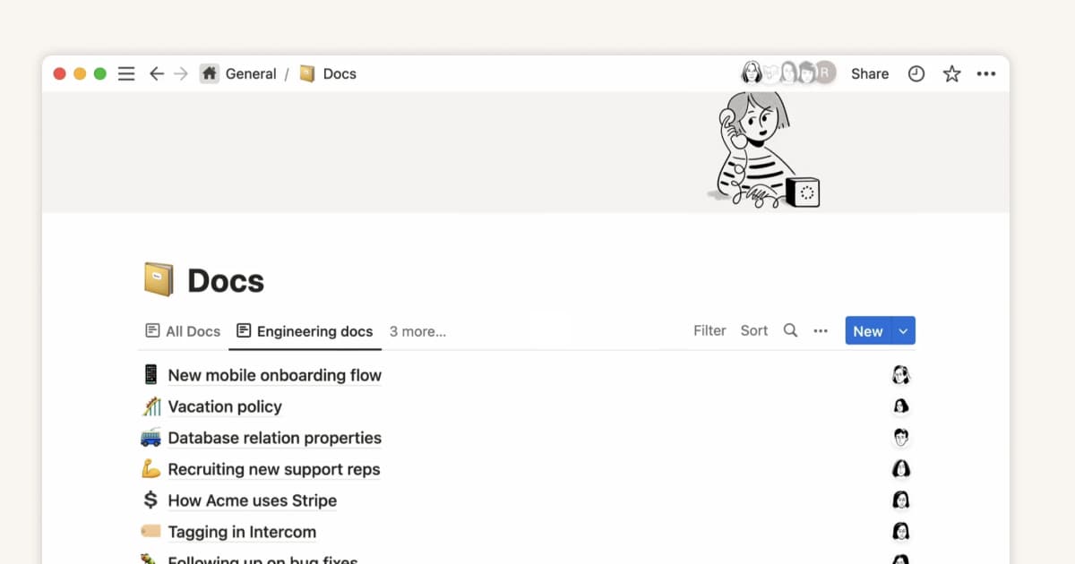 Three key databases for teams, and how to use them