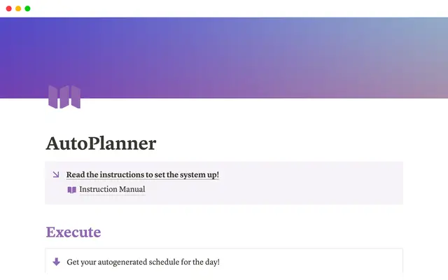 AutoPlanner (w/ Notion AI)